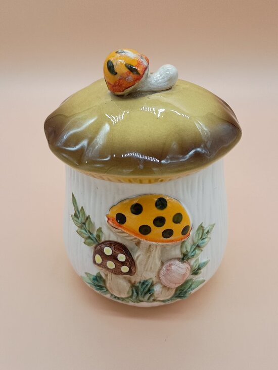 Sears Other - Merry Mushroom Canister Vintage 1978 Sears 6" Tall Japan Cottaegcore READ